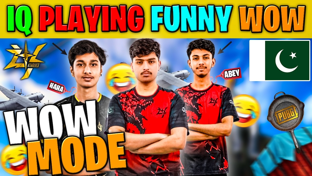 [Эпизод 3] IQ, HUZAIFA и T24 OP | Играем в забавный режим WoW 😂 | Киберспортсмены 🤩 - 2026