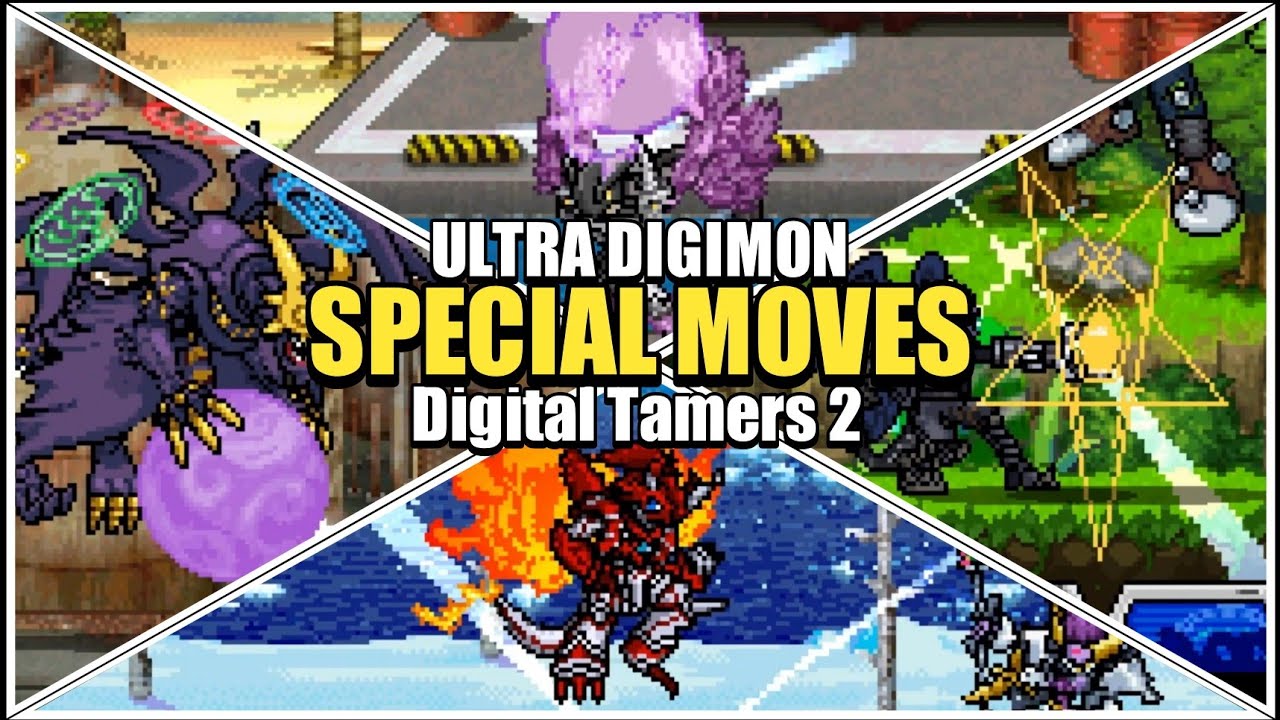 Digital Tamers 2 - All Special Moves (Ultra Digimon)