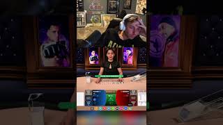 Xposed robs the Baccarat table for 2M💀💀😭 #blackjack #poker #casino