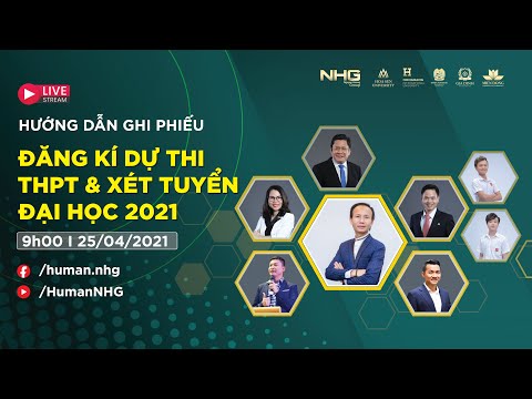 Video LIVESTREAM: HƯỚNG DẪN GHI PHIẾU ĐĂNG KÍ DỰ THI THPT &... - YouTube