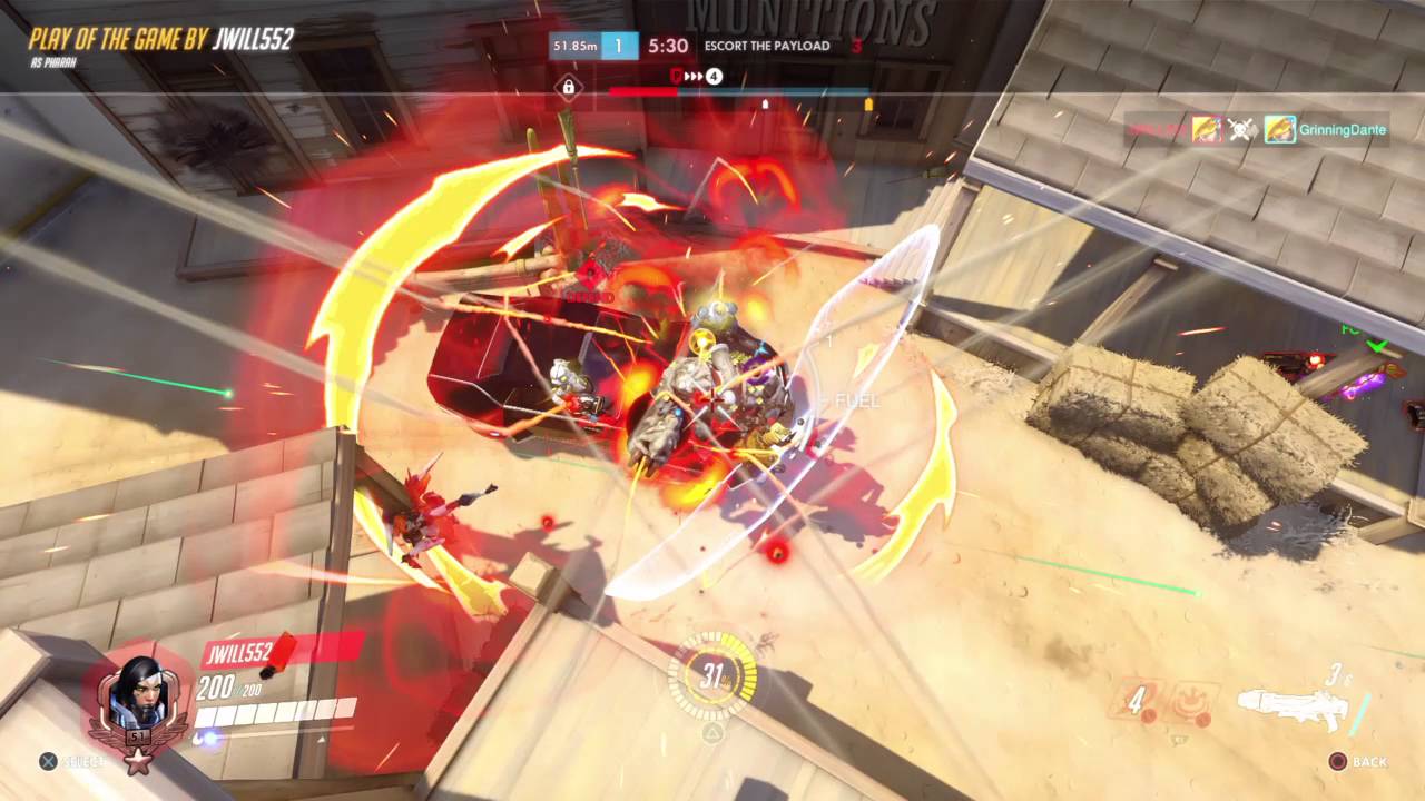 Outplaying a Top 500 Pharah - Competitive Overwatch