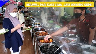 SEHARI BISA RIBUAN PORSI! SELALU ANTRI TIAP HARI! | Nasi Jamblang Ibu Nur Cirebon