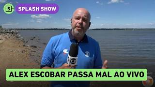 Alex Escobar passa mal ao vivo na Globo e Fred explica ausência do apresentador no Globo Esporte