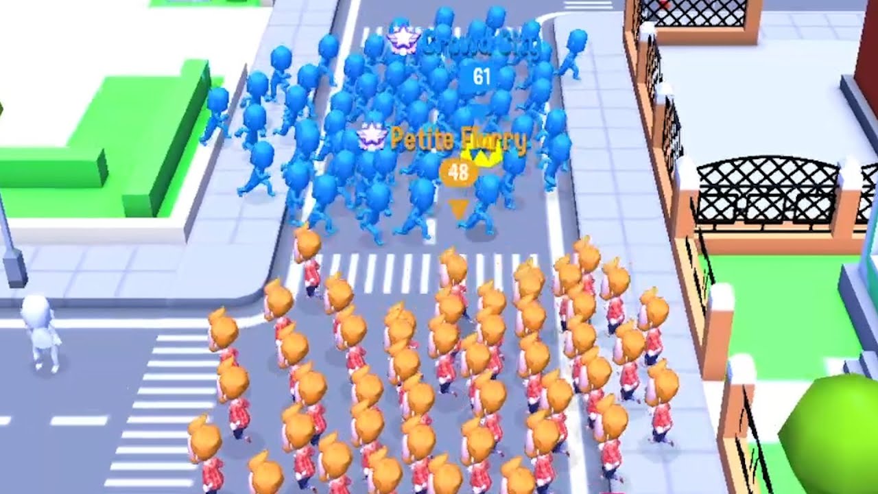 Crowd City World Record 1300+ Map Control: 100.00% 