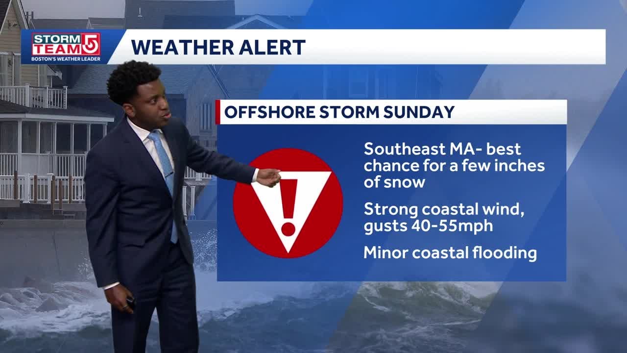 Video: Snow for some, strong wind on Sunday - YouTube
