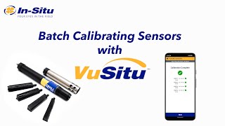 How to Batch Calibrate Sensors with VuSitu screenshot 1