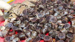 Famous Mom! Popular Korean Sausage Sundae(Blood Sausage)  Korean Street Food