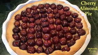 Cherry Almond Pie #cherries #almonds