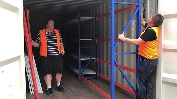 Containers First Shipping Container Shelving 2019
