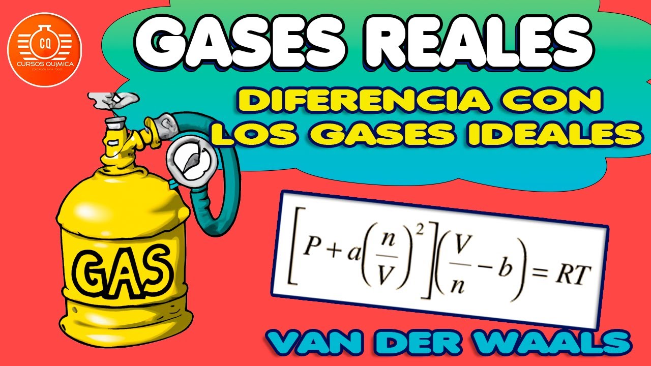 (41/20) GASES REALES, EC. VAN DER WAALS. CALCULAR, REAL GASES, EC. VAN DER WAALS. CALCULATE