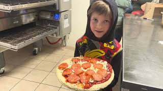 Making Pizzas at PAPA JOHNS