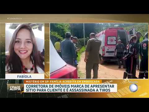 Corretora de imóveis é morta a tiros durante suposta emboscada em SP