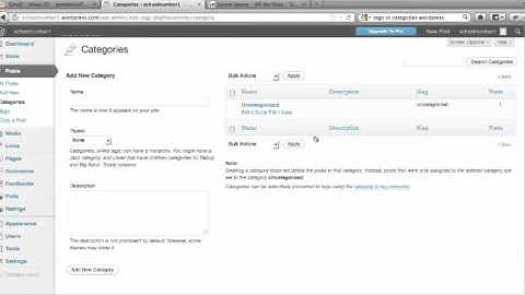 WordPress for Teachers: Menus, Widgets, Tags, and Categories