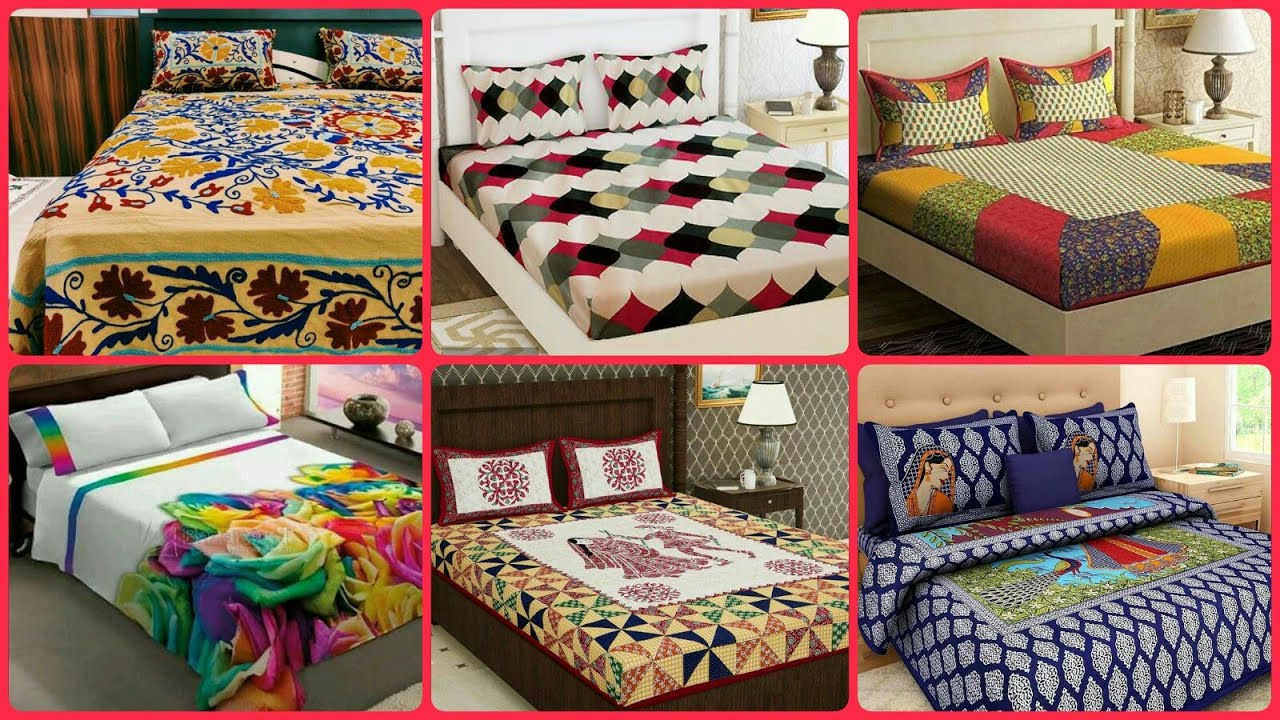 Latest Beautiful & Soo Charming Cotton Bed Sheet Design Ideas YouTube