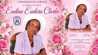 Live Stream of Funeral Service for Eudine Eudora Clarke