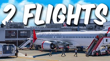 My *FIRST* 2 Flight Rotation In Microsoft Flight Simulator... (VATSIM/ATC)