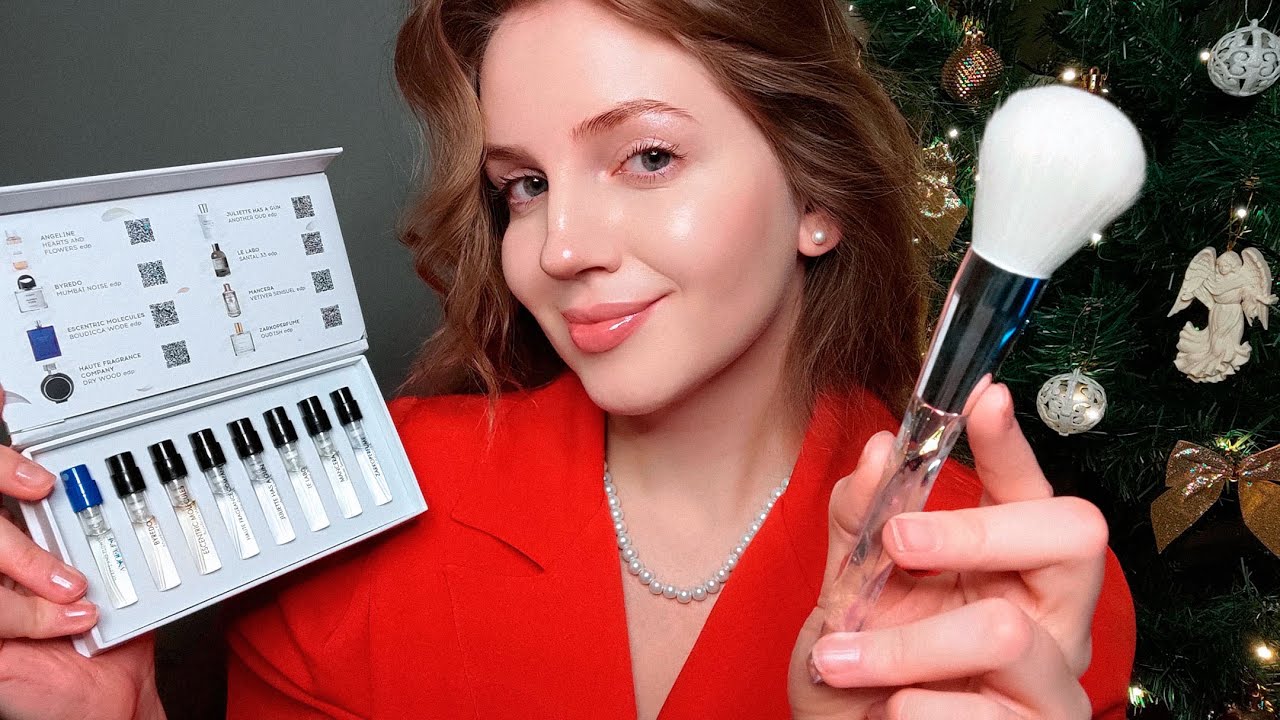 АСМР Выбираем Парфюм из Randewoo и Делаем Макияж • ASMR Perfume Selection and Doing Your Makeup