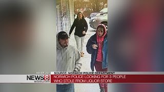 PD: 3 suspects "forcefully stole" alcohol from Norwich package store