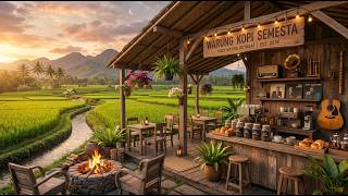 Calm Countryside Cafe Ambience ☕ Smooth Jazz Music for Relaxation, Work & Focus