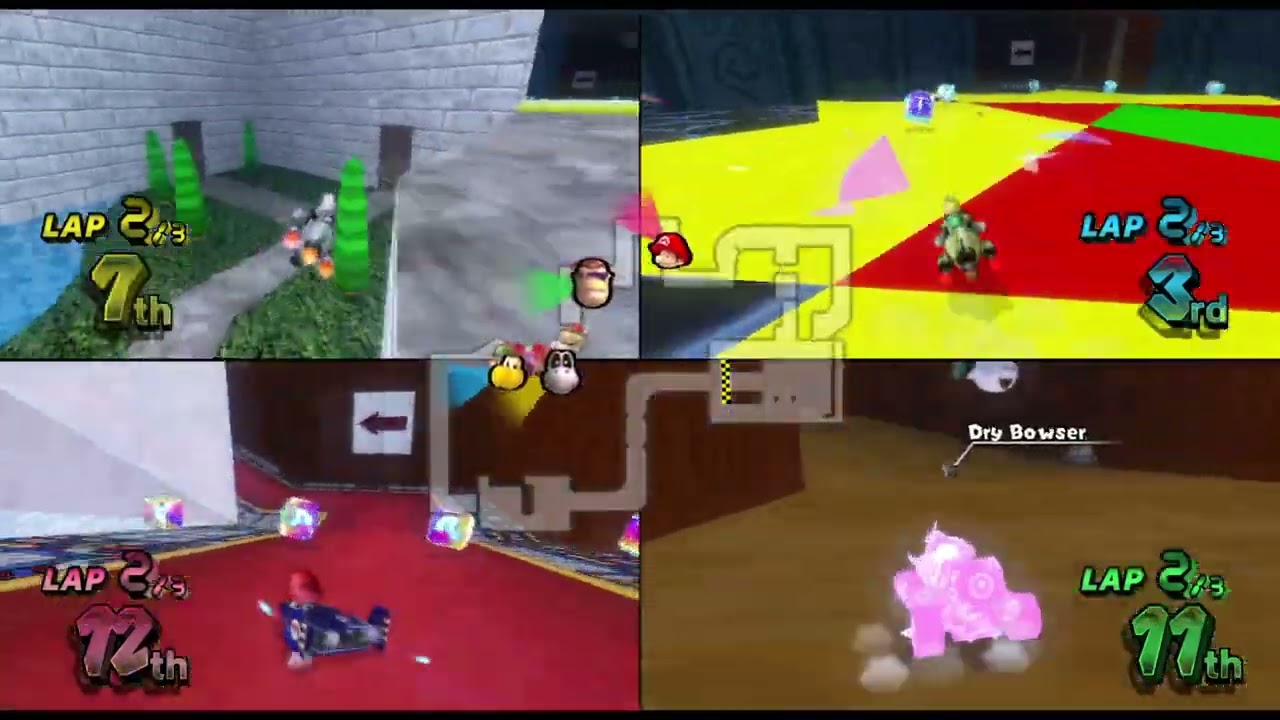 Mario Kart Wii Custom Tracks ✦ 4 Players #613