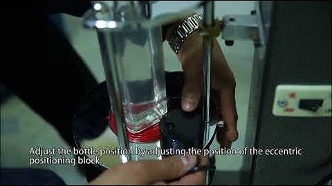 DK 50 capping machine debug video with subtitles