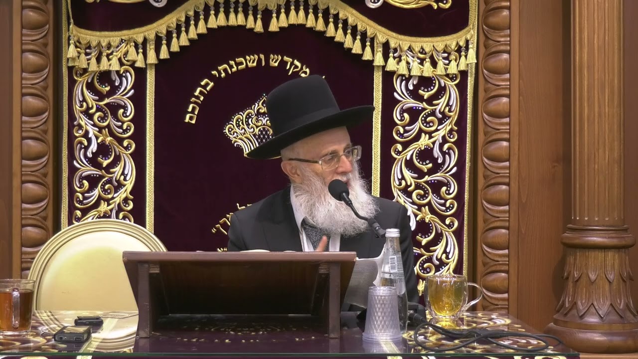 סדרת שיעורים בהלכות טהרת המשפחה מפי הגאון הרב משה פנירי שליט