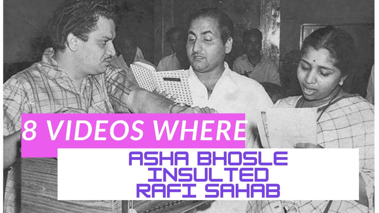 8 Videos About Asha Bhosle Insults Mohammad Rafi That'll Make You Cry