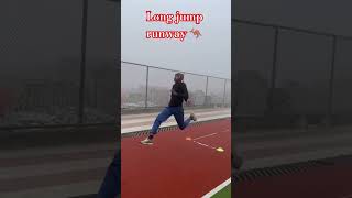 long jump runway 🦘 set 📐 fail nah ho jaye jo me galat kar raha hun comment kare #athlete #longjump