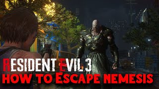 Resident Evil 3 Remake Demo How to Escape Nemesis