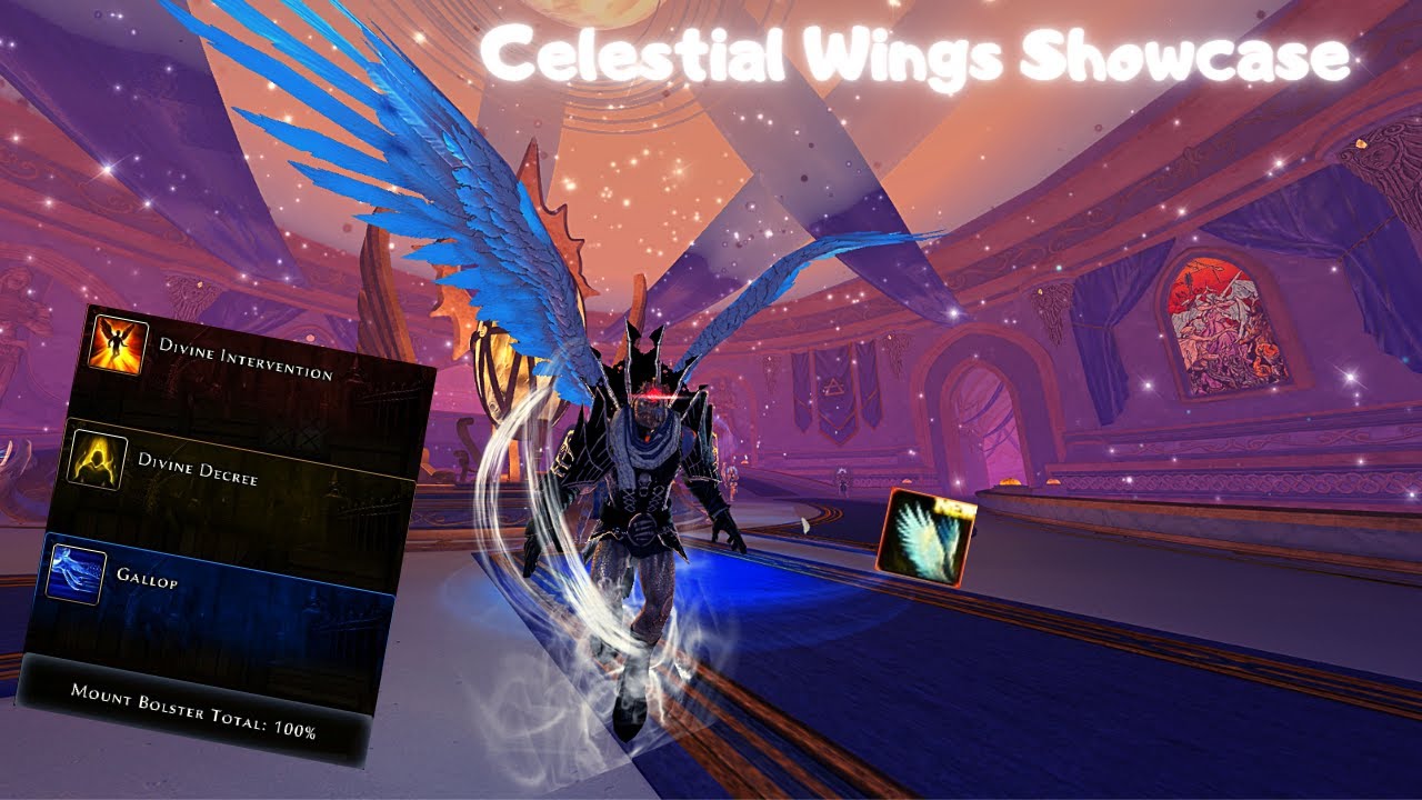 👍 Neverwinter Mod 19 - Celestial Wings Mount Showcase Redeemed Citadel 4 Northside