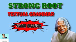 Higher Secondary Strong Roots Textual Voice Change - Selected & Most Important Voice Change Class12