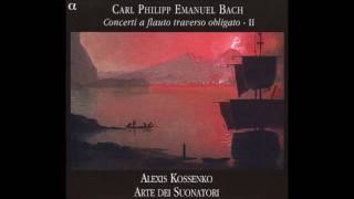 C.P.E  Bach/Concerto for flute, strings & continuo in A minor, H  431, Wq  166/3.Allegro