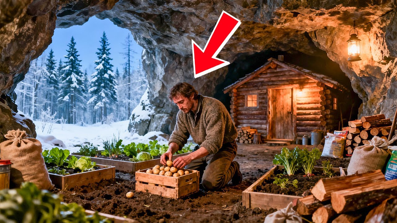 Family Rejected Him so He Built a Cave Shelter and Kept It Warm at 87°F Without Firewood