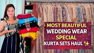Most Designer Wedding Wear Kurta Sets Haul | Budget me Royal Look😱Amazon haul @PriyaDeepVlog 