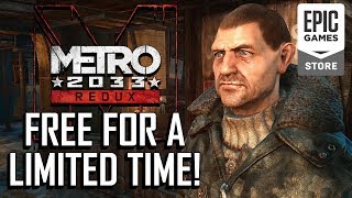 Metro 2033 Redux Is Free On The Epic Games Store For A Limited Time!
