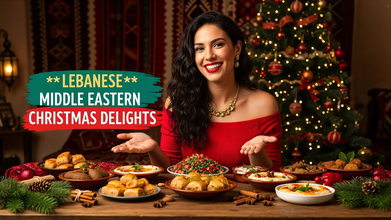 Inside Lebanon’s Magical Christmas Table — You Have to See the Dishes 🇱🇧 