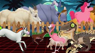 WILD ANIMALS GO CRAZY IN 3D RACING GAMES | Part 17 #animalapextv screenshot 1