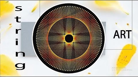 TOP 10 STRING ART DESIGN IN THE WORLD BEST PATTERN