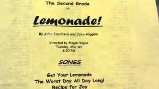 Program - Ben's 2nd grade Spring Performance
