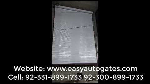 Steel/Aluminium Roller Shutter Remote Control Motorized System