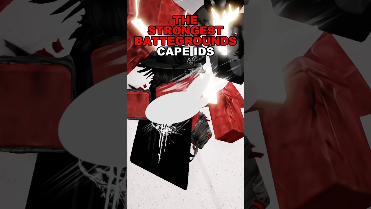 CAPE IDs For TSB Roblox The Strongest Roblox Tsb 