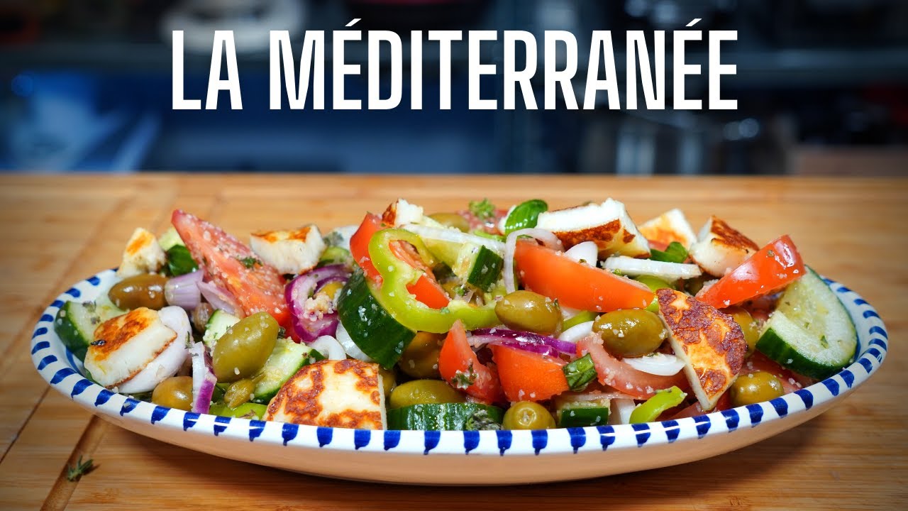UNE SALADE 100% MÉDITERRANÉENE -- FOOD IS LOVE