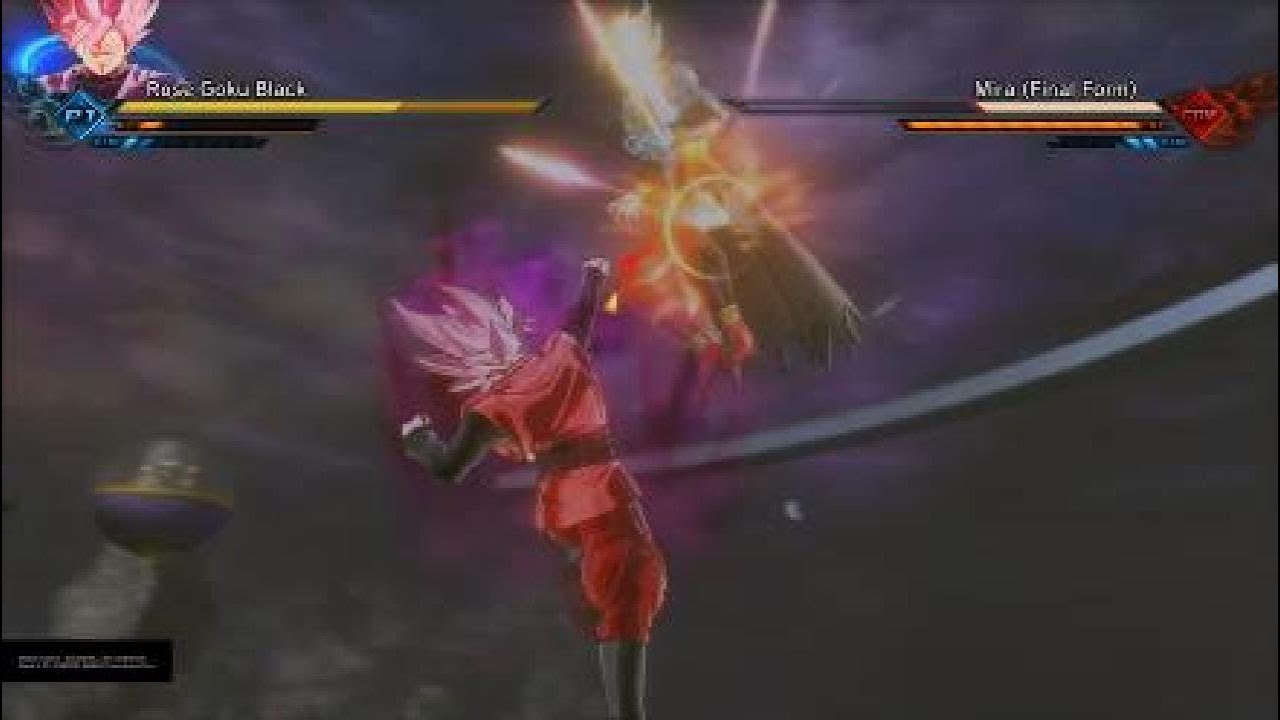 DRAGON BALL Xenovers2 Goku Black vs Mira (Final Form) - YouTube