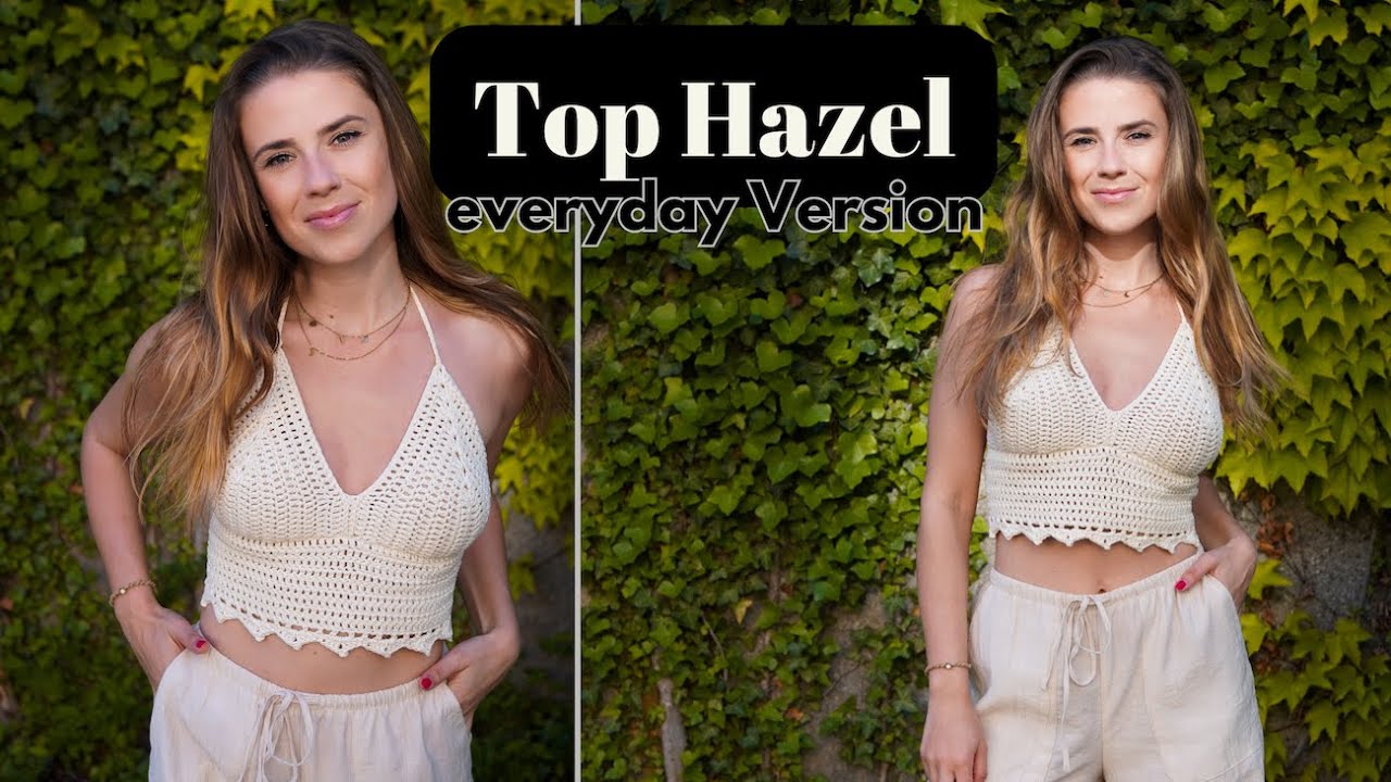 Sommertop häkeln | Top Hazel Everyday Variante für Anfänger