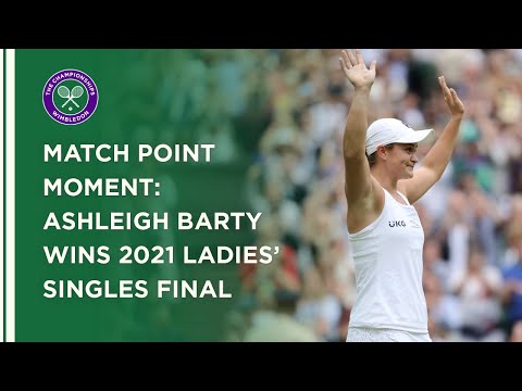 Ashleigh Barty Wins Ladies' Singles Title | Wimbledon 2021