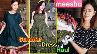 Meesho Summer Special Dress Haul Meesho Dress Haul Meesho One Piece Dress Haul Meesho Haul Youtube