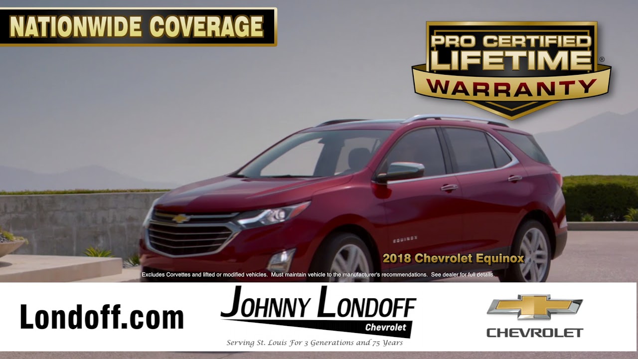 Johnny Londoff Chevrolet Lifetime Warranty YouTube