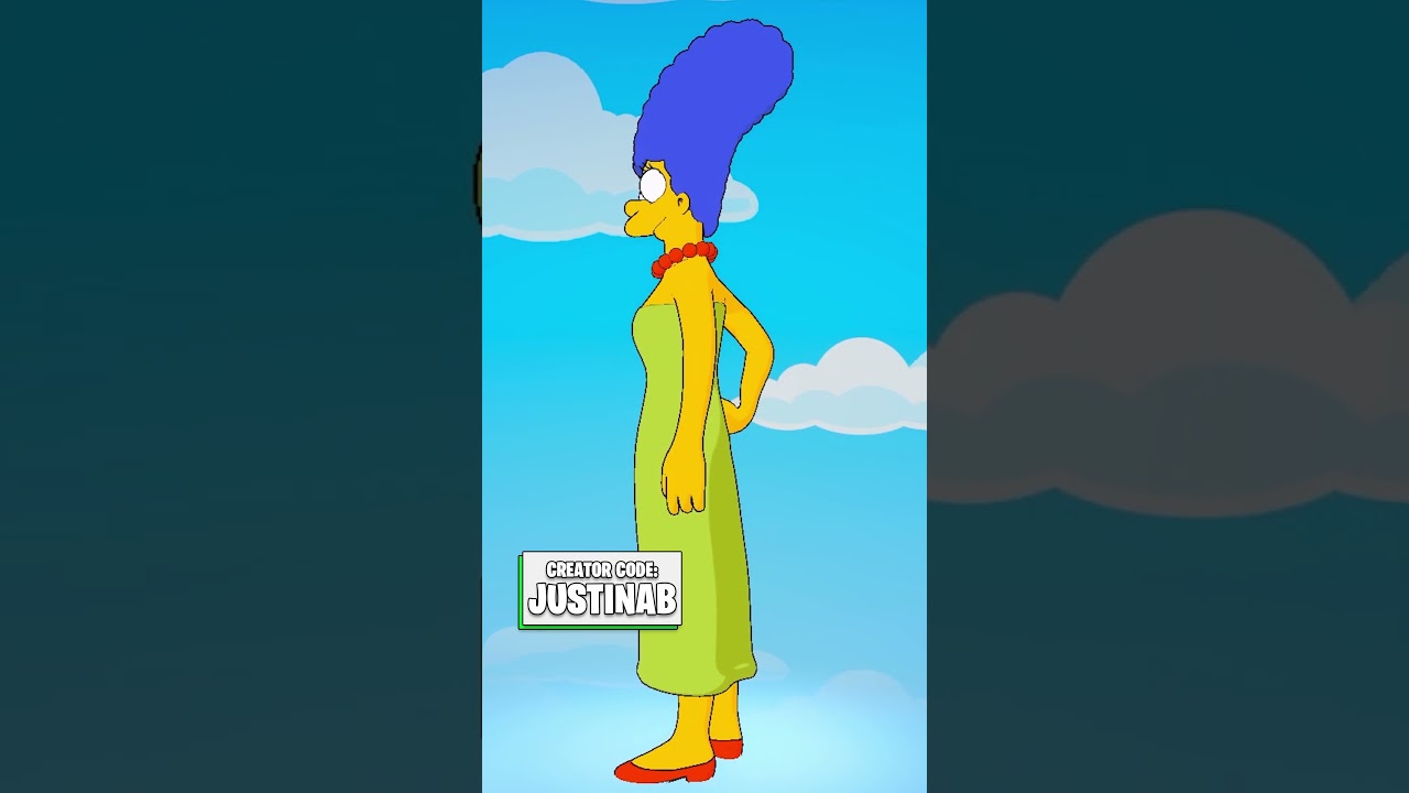 *НОВЫЙ* скин Мардж Симпсон в боевом пропуске Fortnite! 