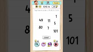 Bain test : level 16 - tap them in order
