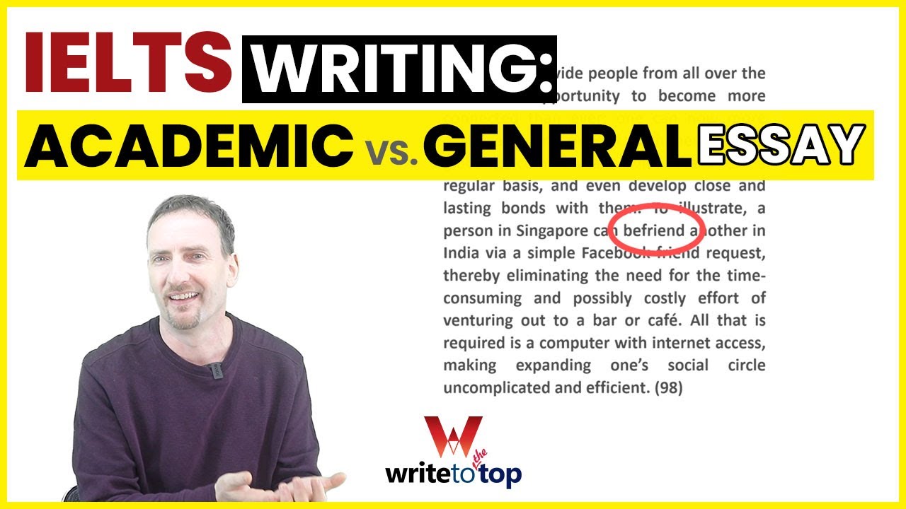 academic writing vs essay